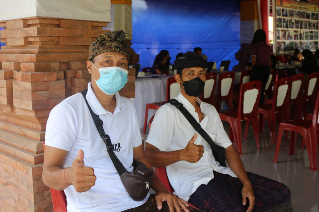 Sukseskan Vaksinasi Booster Lanjutan di Desa Dalung